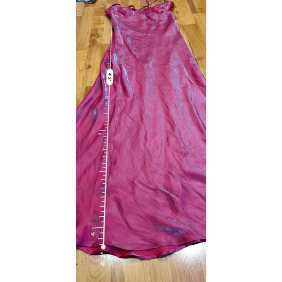 Wild Fable Iridescent Pink Maxi Slip Dress ~women’s S NWT - Picture 5 of 5